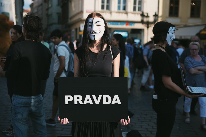 Activist Stood In AV Cube Of Truth