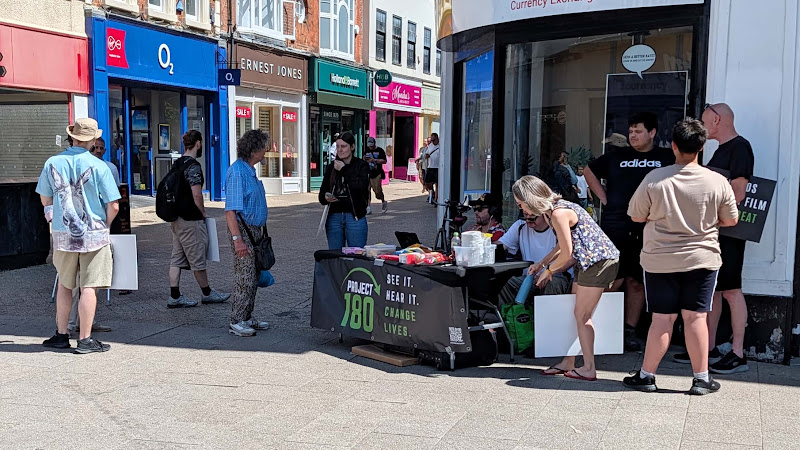 Project 180 Movie Challenge Reaches Busy Town Centre