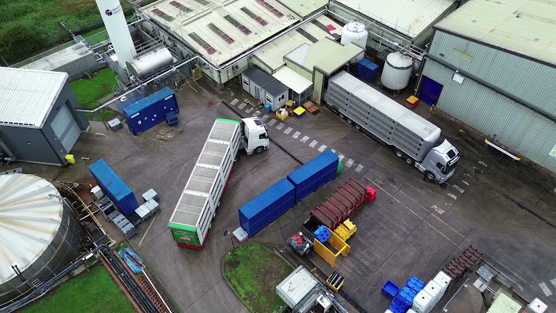 Slaughterhouse Truck Unloading Area
