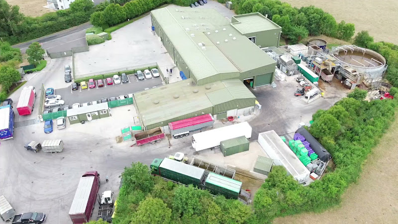 Slaughterhouse - Wide Shot from the Air