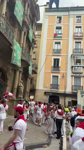 Crowd At Pamplona Running of the bulls