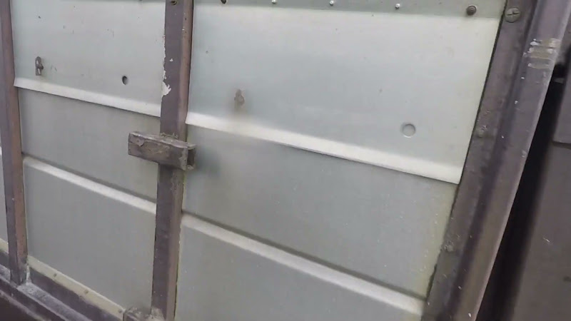 Sheep in truck on the way into a slaughterhouse